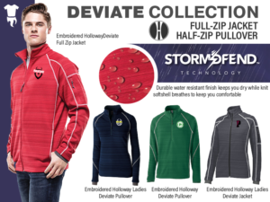 DWR jackets, custom outerwear